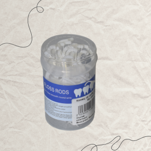Конец за зъби Floss Rods – 12 кутии по 30 броя