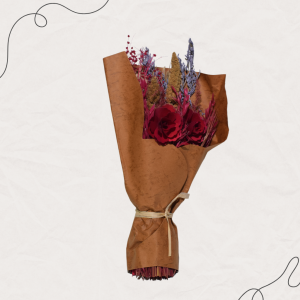 VintageBloom – Изкуствен декоративен букет с рози и лавандула | Yamo Home