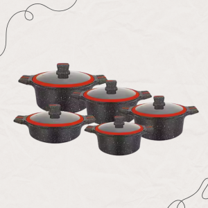 Комплект тенджери – 10 части Granite Series